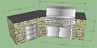 OUTDOOR LIVING - KITCHENS AND GRILLS